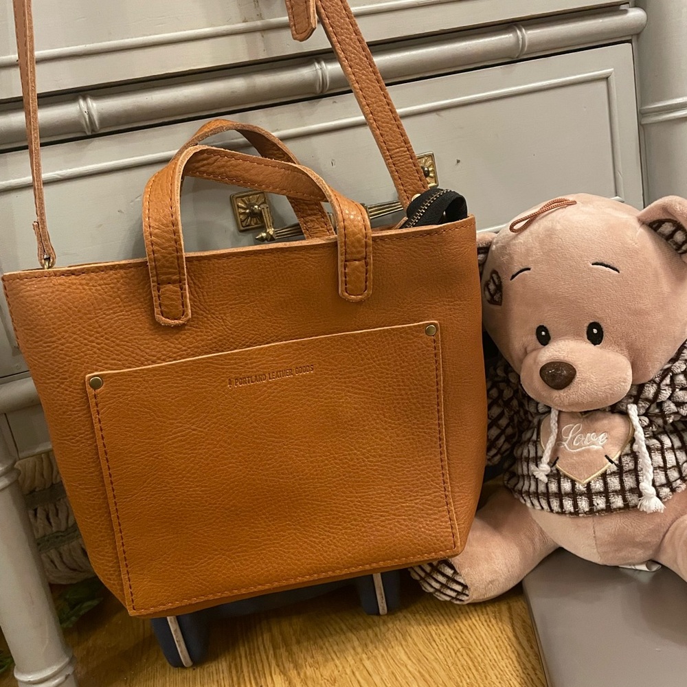 Portland Leather Goods Almost Perfect Mini Crossbody Tote